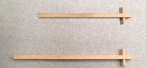 Holzpflöcke Typ HPL30 / 50 (30 bzw. 50cm lang aus Hartholz)